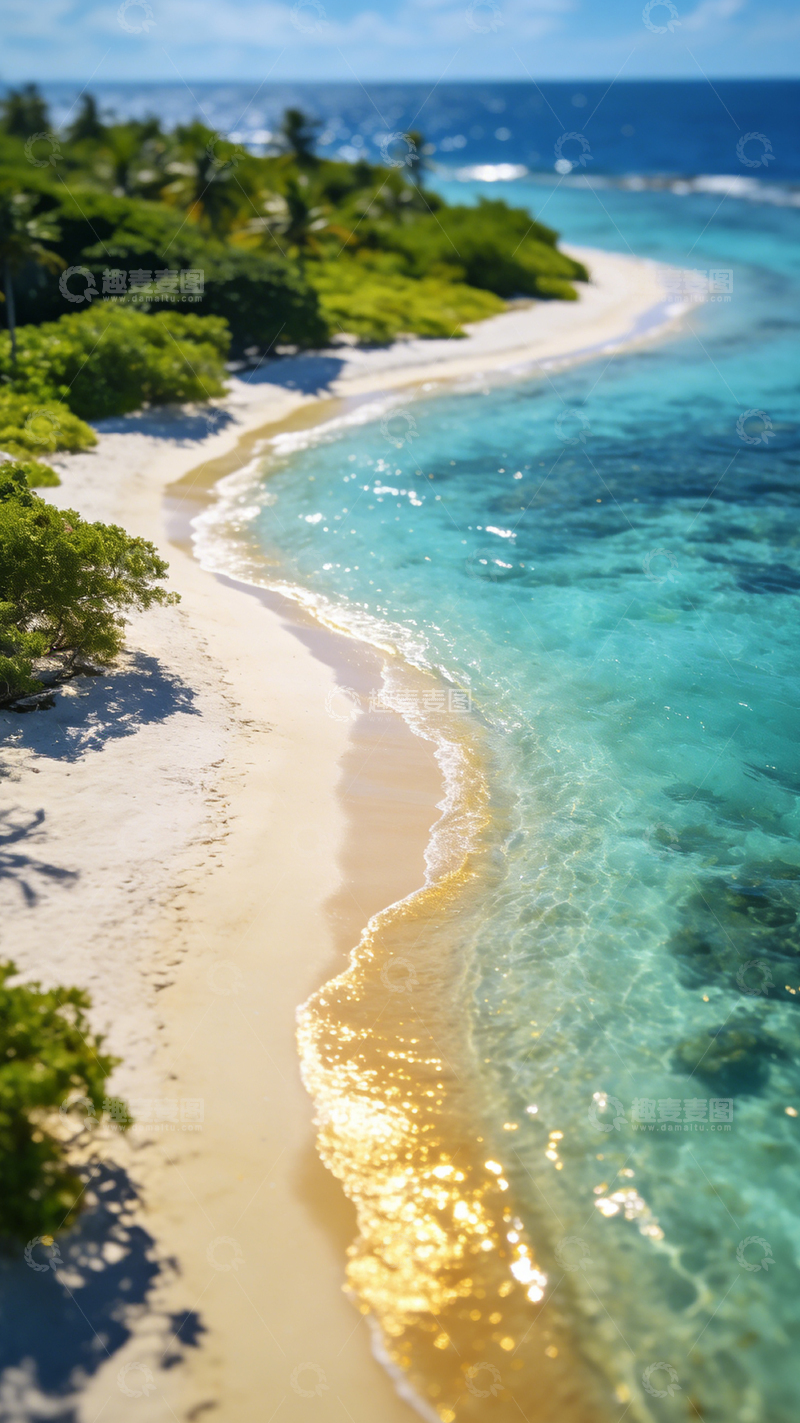 高清大图下载【趣麦麦图】-热带海滩风光图片
