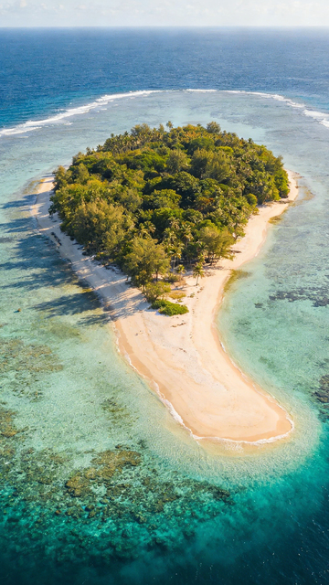 热带岛屿航拍美景