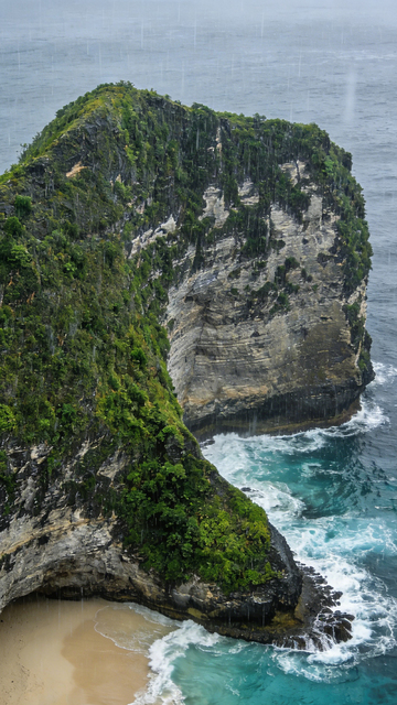 海岸悬崖自然风光摄影