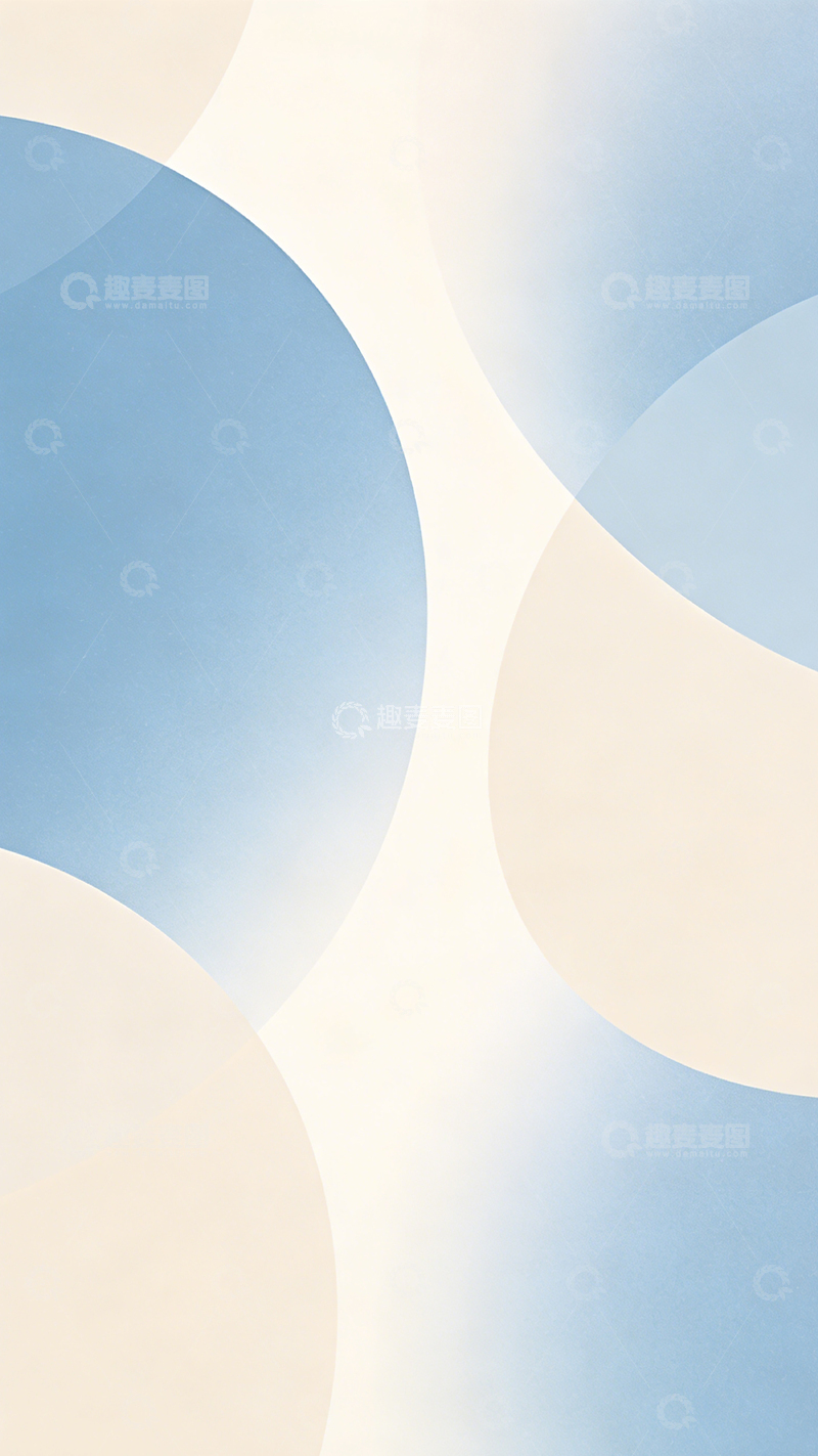 高清大图下载【趣麦麦图】抽象渐变圆形壁纸设计