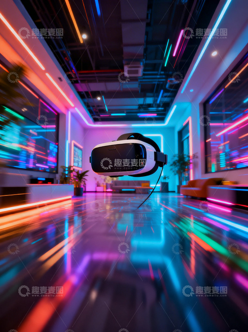 高清大图下载【趣麦麦图】科技感VR体验室