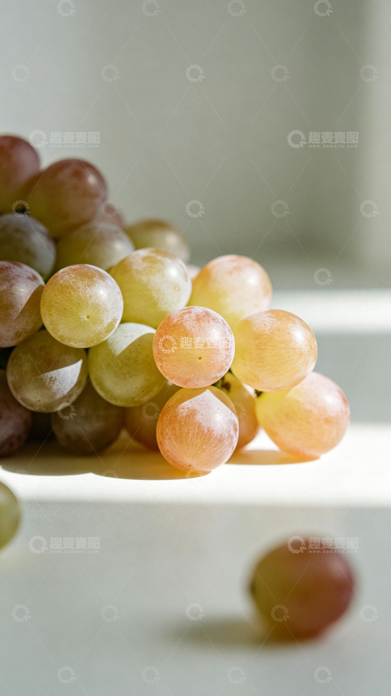 高清大图下载【趣麦麦图】清新葡萄特写摄影