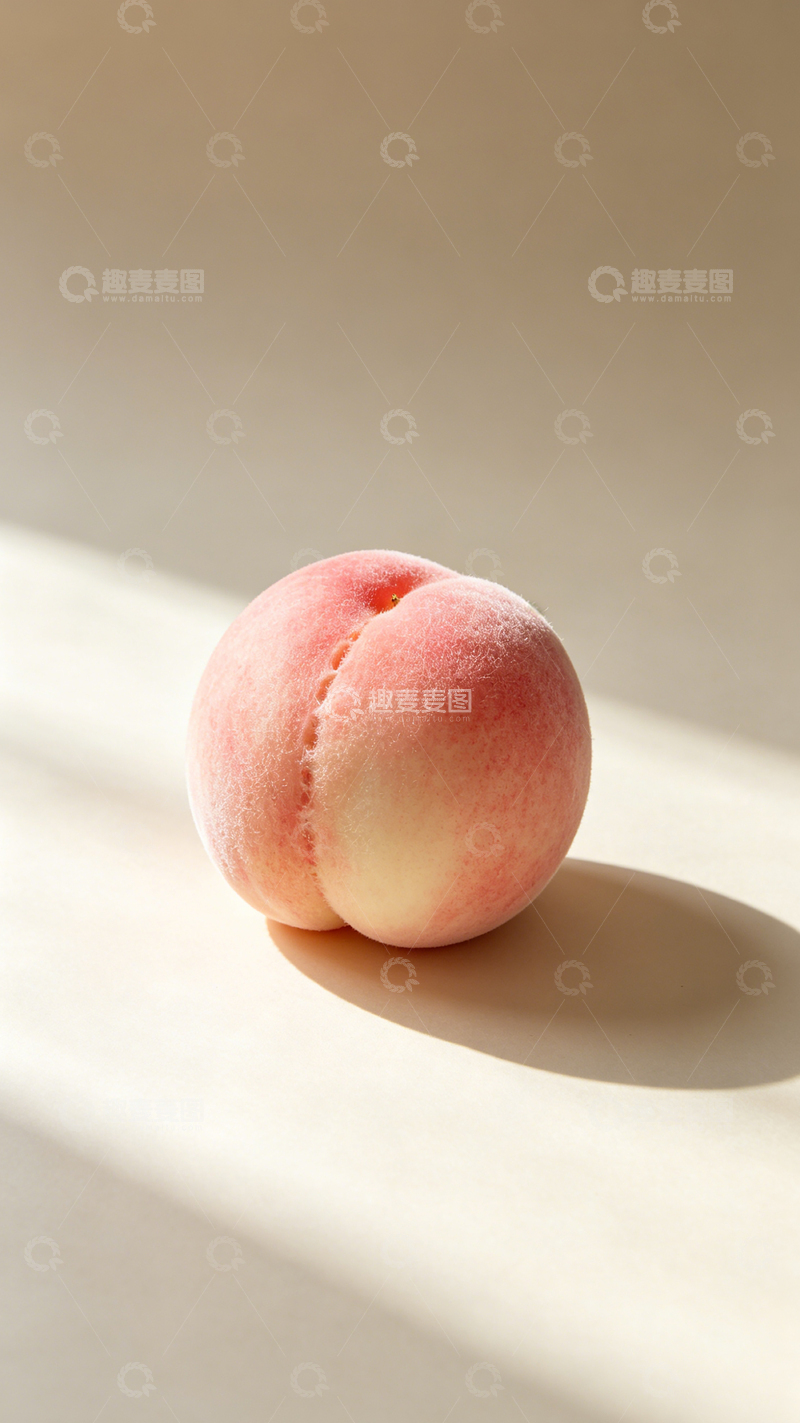 高清大图下载【趣麦麦图】简约光影桃子摄影