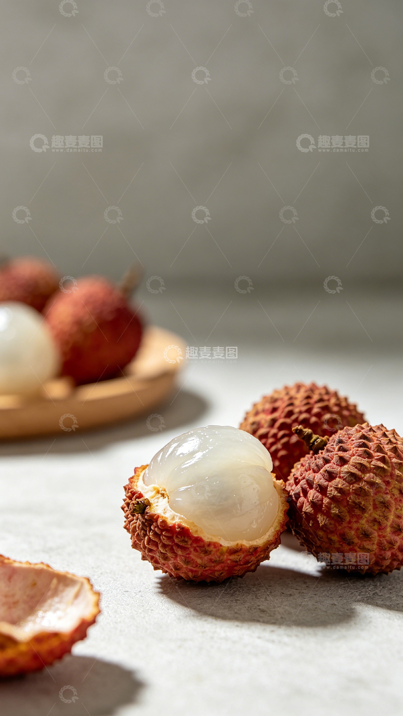 高清大图下载【趣麦麦图】荔枝特写美食摄影图片