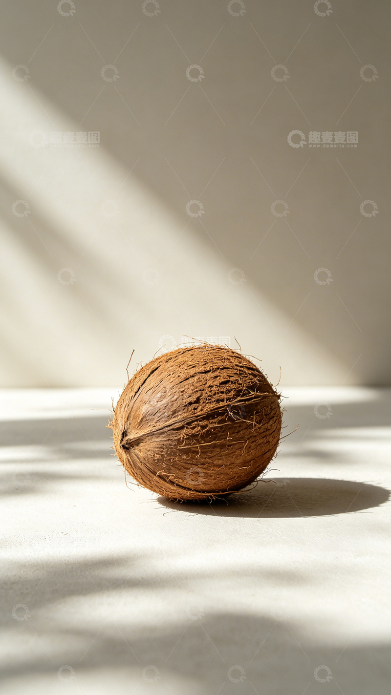 高清大图下载【趣麦麦图】光影椰子静物摄影