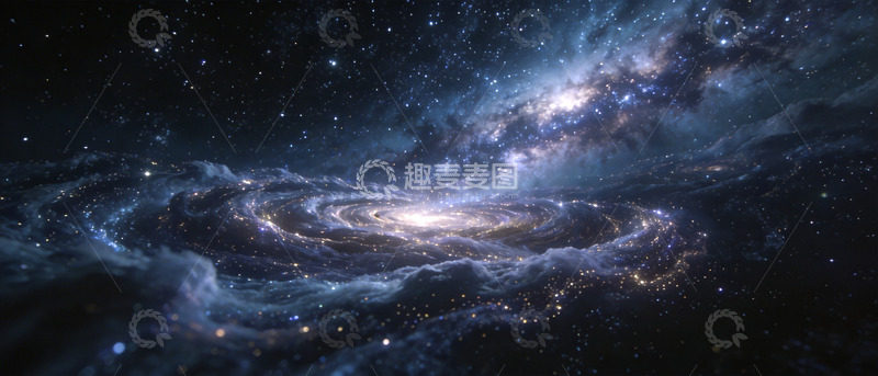 高清大图下载【趣麦麦图】银河星系太空科幻壁纸