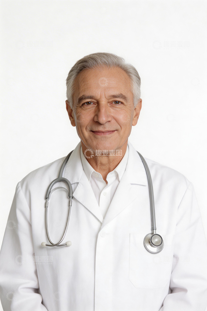 高清大图下载【趣麦麦图】白衣医生肖像照素材