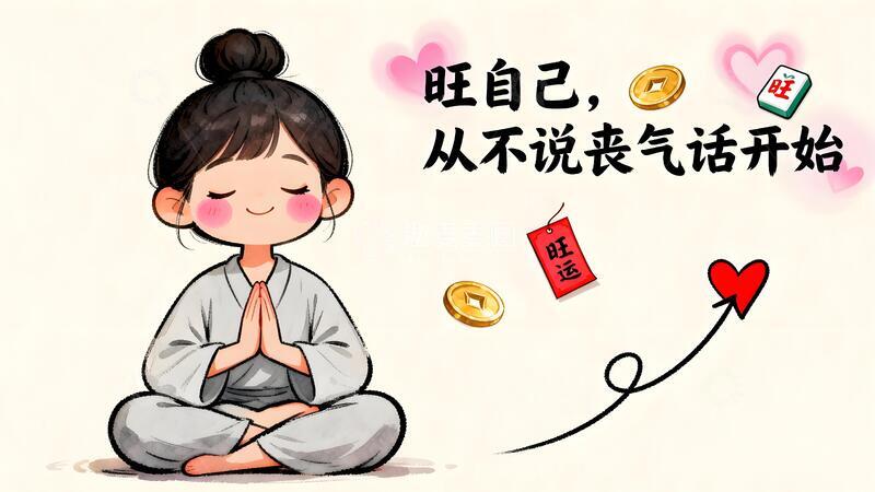 高清大图下载【趣麦麦图】-卡通风励志语录壁纸插画素材