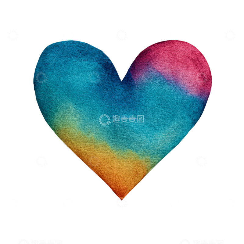 高清大图下载【趣麦麦图】彩虹心海的梦幻交响