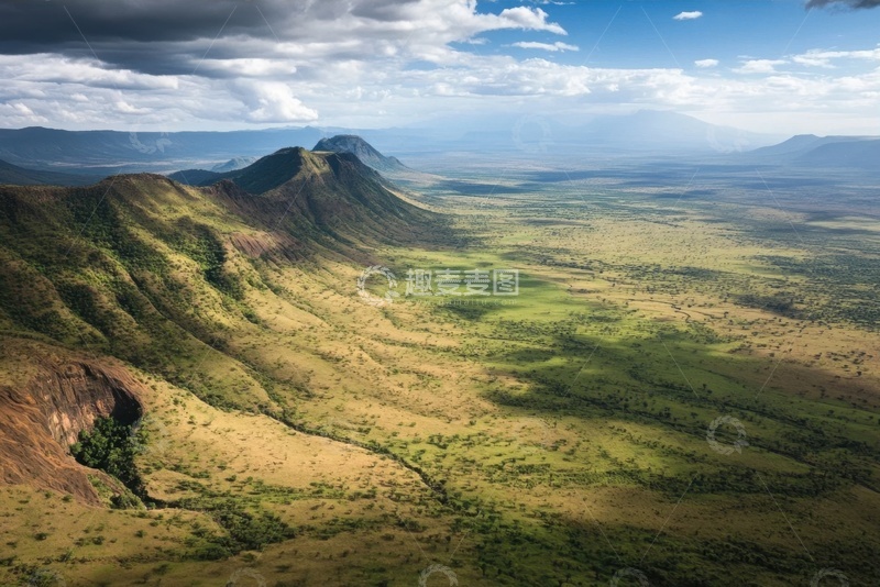 高清大图下载【趣麦麦图】平原山地自然美景