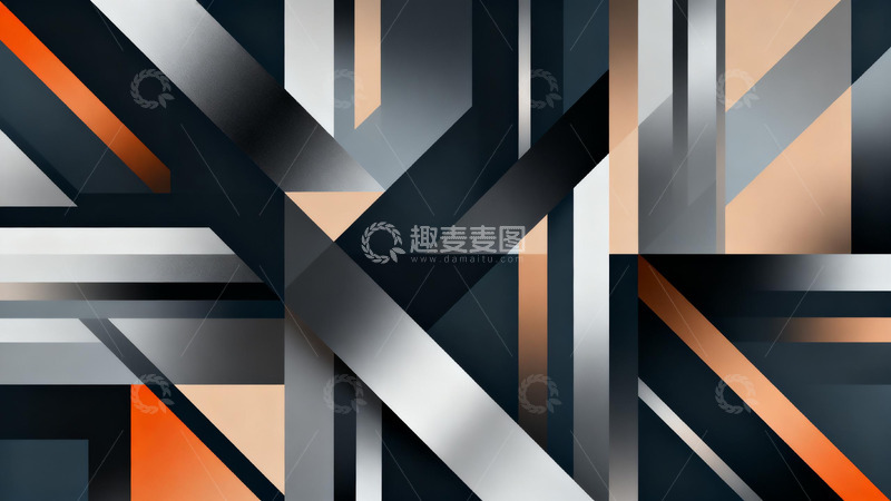 高清大图下载【趣麦麦图】抽象几何图形设计背景