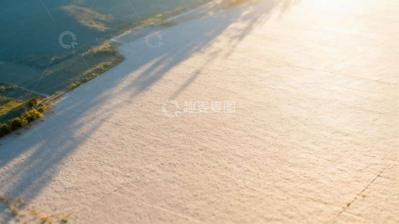 高清大图下载【趣麦麦图】黄昏海滩光影风景摄影