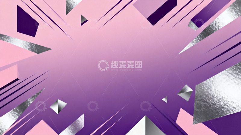 高清大图下载【趣麦麦图】抽象几何图形设计背景