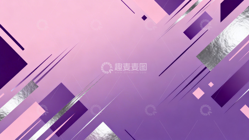 高清大图下载【趣麦麦图】抽象几何色块设计图