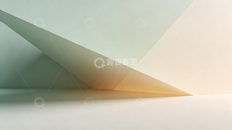 高清大图下载【趣麦麦图】几何光影抽象艺术装饰画