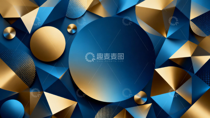 高清大图下载【趣麦麦图】现代抽象几何图形设计