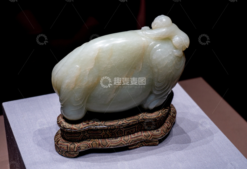 高清大图下载【趣麦麦图】苏州博物馆西馆镇馆之宝白玉象