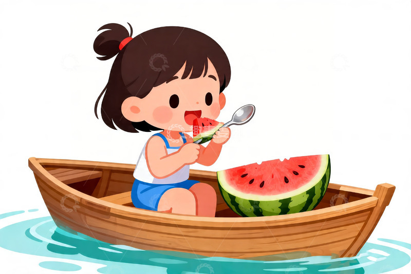 高清大图下载【趣麦麦图】亲子共读 / 童趣儿童插画3