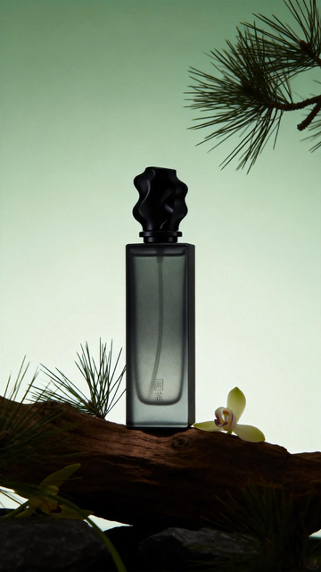 自然雅香水瓶摄影