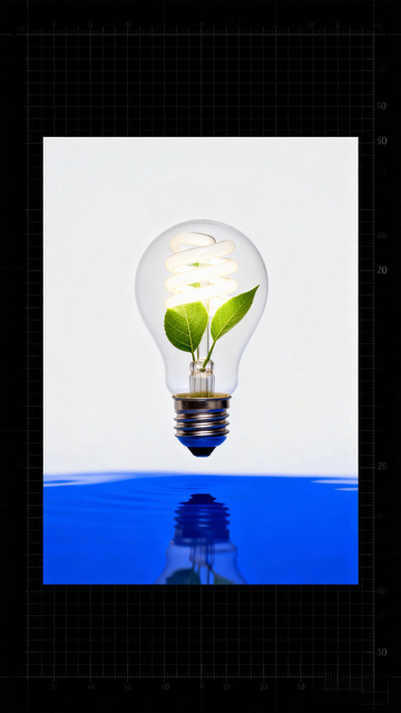 创意灯泡绿色环保设计