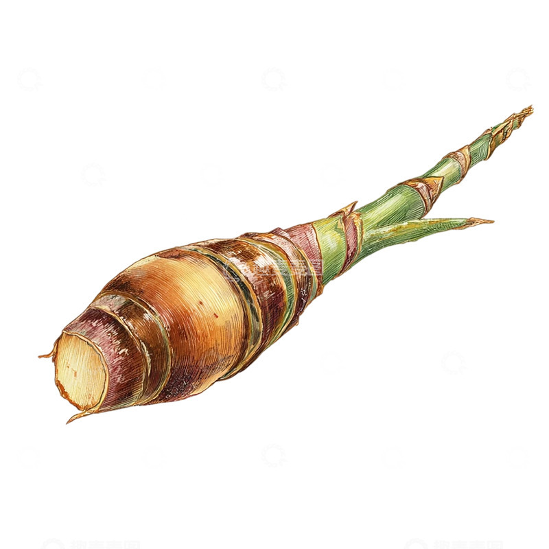 高清大图下载【趣麦麦图】春之韵竹笋绽放生命力