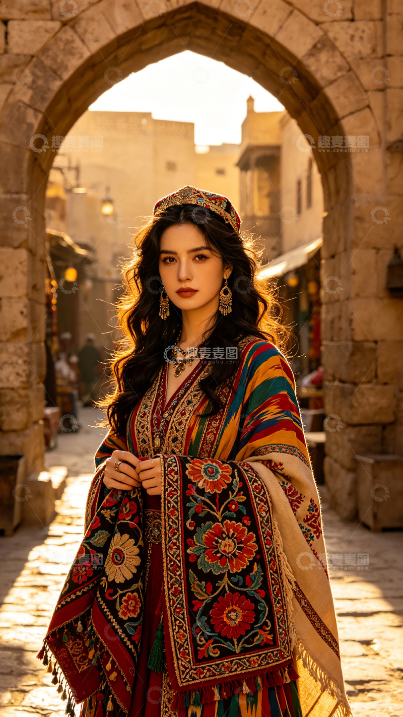 高清大图下载【趣麦麦图】古镇风情美女摄影