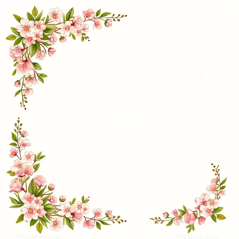 高清大图下载【趣麦麦图】春花角落静谧花海