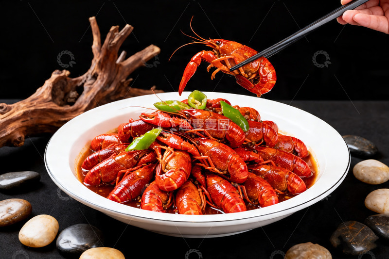 高清大图下载【趣麦麦图】麻辣小龙虾，小龙虾5