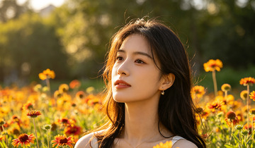 花海青春女性写真
