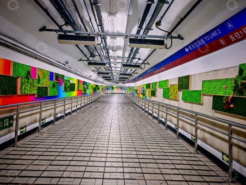 高清大图下载【趣麦麦图】现代化地铁站装饰设计
