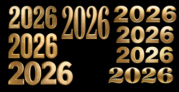 金色字体2026