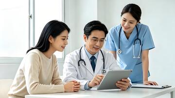 医疗咨询场景实拍照片