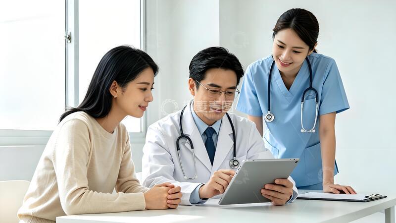 高清大图下载【趣麦麦图】-医疗咨询场景实拍照片