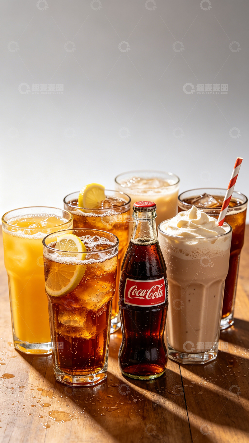 高清大图下载【趣麦麦图】夏日冷饮组合摄影