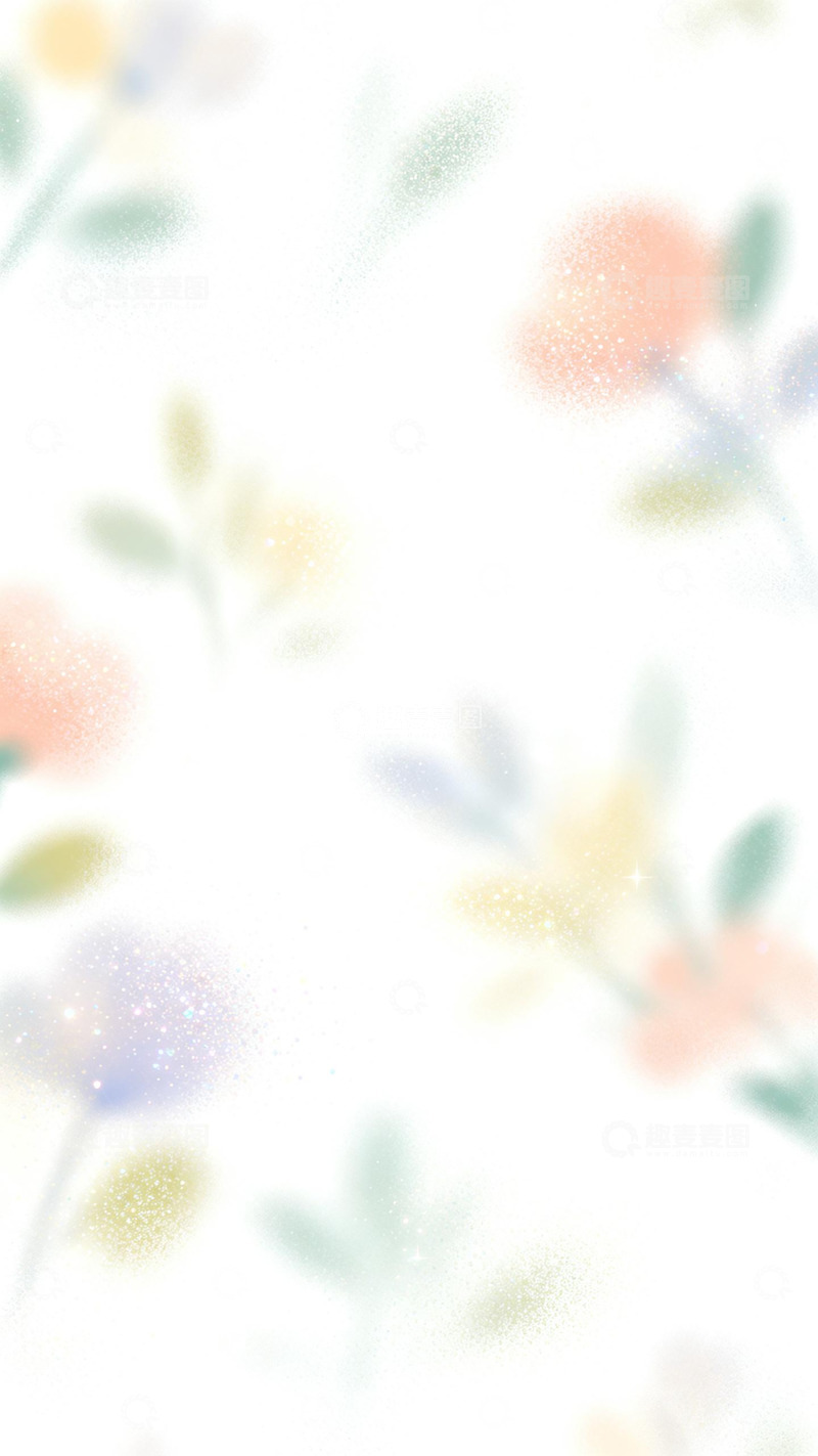 高清大图下载【趣麦麦图】淡雅花卉背景壁纸