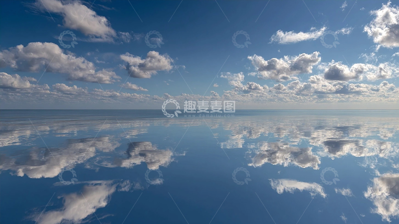 高清大图下载【趣麦麦图】跨越天与海的迷幻交融