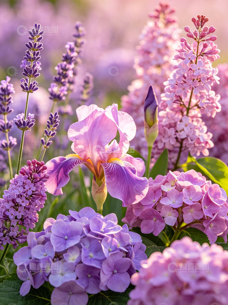 高清大图下载【趣麦麦图】紫色花园花卉摄影