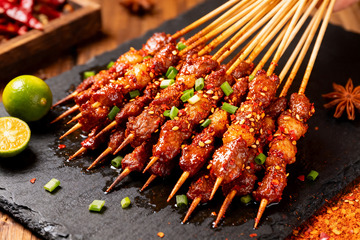 夜市炸串烧烤小吃0