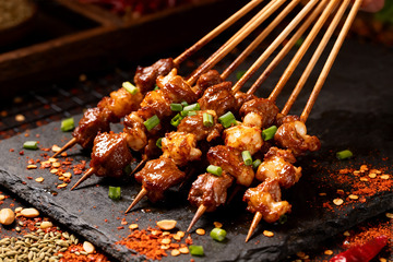 夜市炸串烧烤小吃1