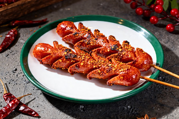 夜市炸串烧烤小吃