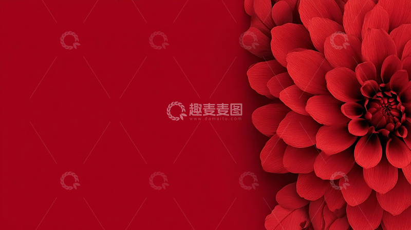 高清大图下载【趣麦麦图】红色花海中的静谧瞬间