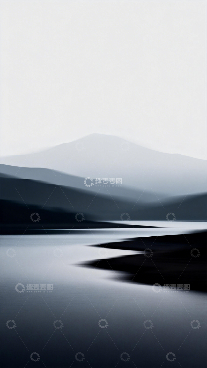 高清大图下载【趣麦麦图】山水水墨画风景艺术摄影