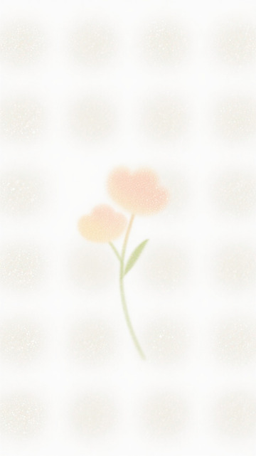 淡雅花朵插画背景素材