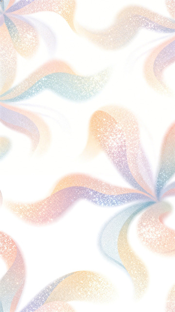 梦幻渐变花瓣装饰图案