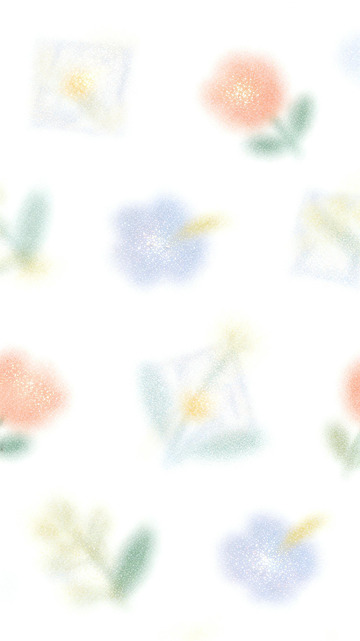 温柔花朵背景插画设计素材