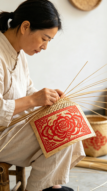 手工编织传统工艺品