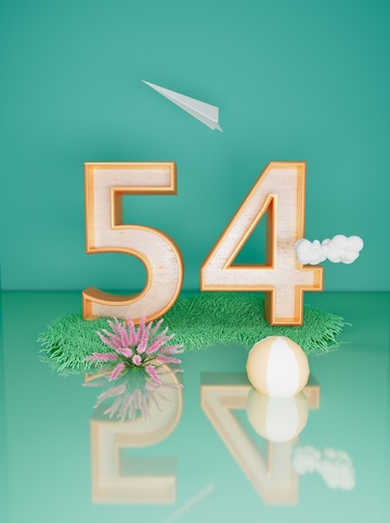 五四青年节元素