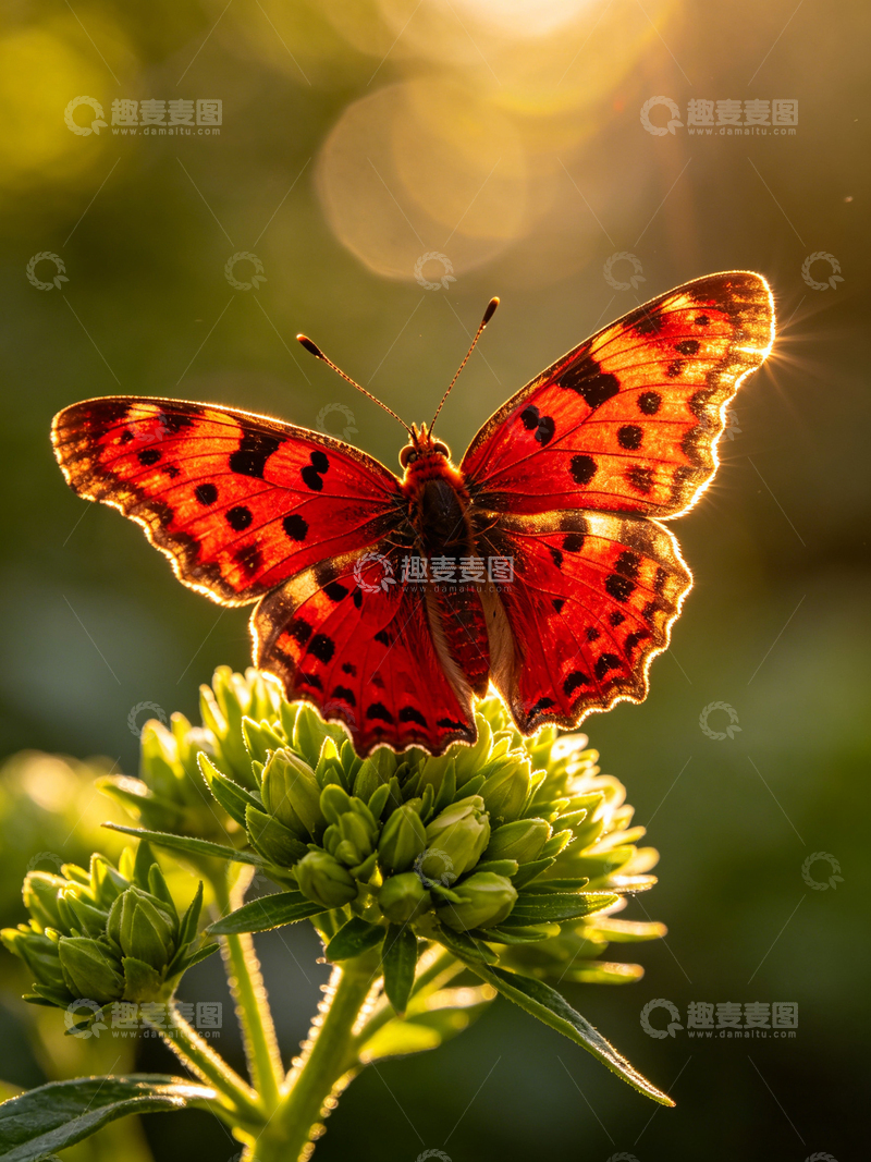 高清大图下载【趣麦麦图】阳光蝶舞花卉美景摄影作品