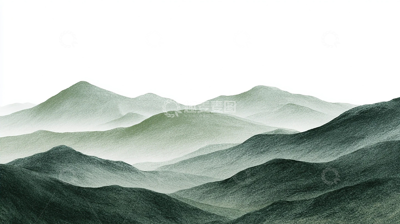 高清大图下载【趣麦麦图】起伏山峦的诗意倒影