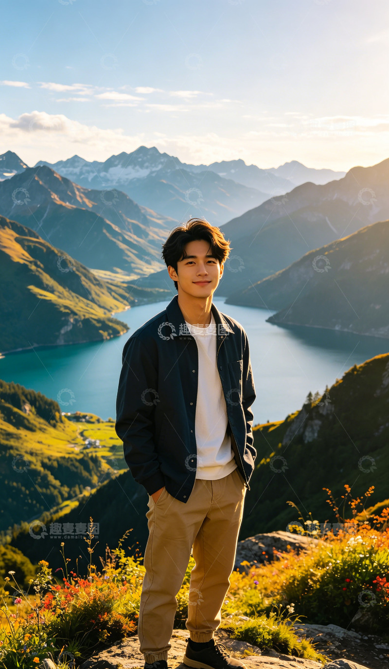 高清大图下载【趣麦麦图】山川美景青年摄影